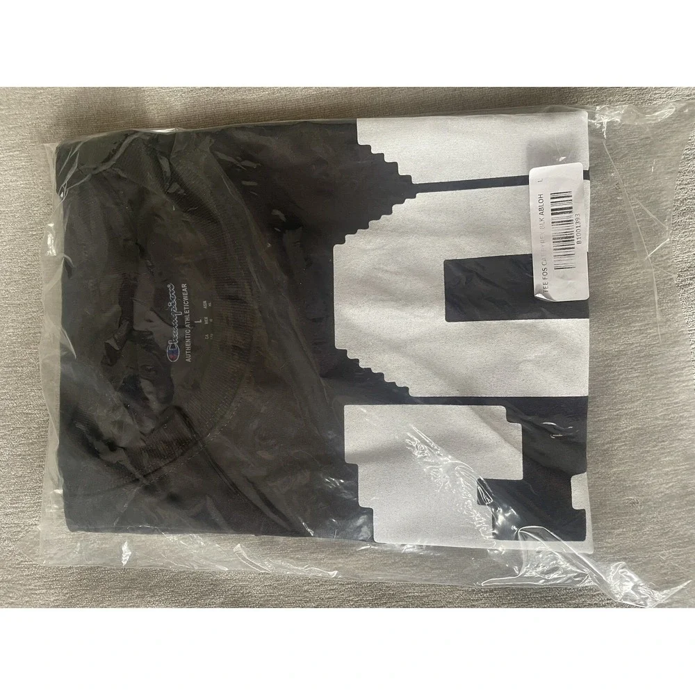 Virgil Abloh X Champion Shirt L Black‎ Figures Of Speech Pyrex Cat Off White